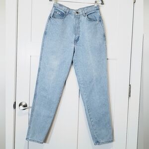 Chic Vintage Mom Hi Rise Blue Jeans Lightwash Size 14 TALL